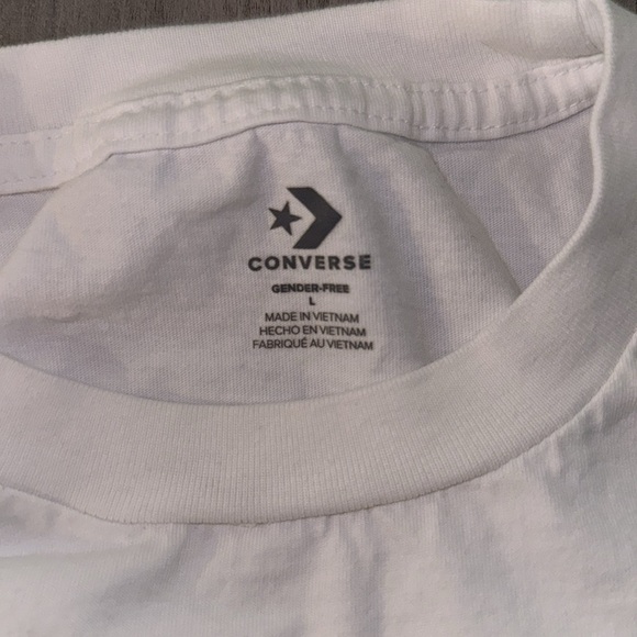 Converse long sleeve white tee - Picture 2 of 2